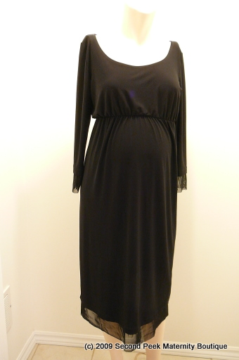 Long Sleeve Maternity Dress by Japanese Weekend (Size: S)