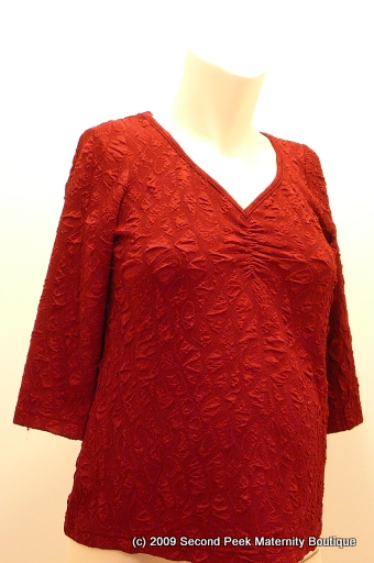 � Sleeve Maternity Top by Duet Designs (Size: S)