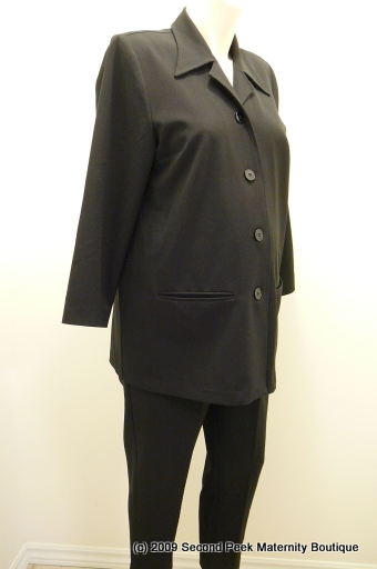 Business Maternity Pant Suit by Rhonda Maternity (Size: S/M)