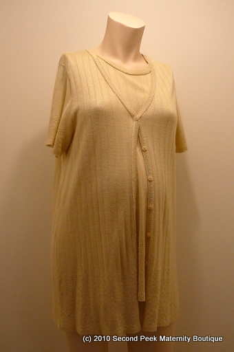 Two Piece Maternity Set by Thyme Maternity (Size: L)