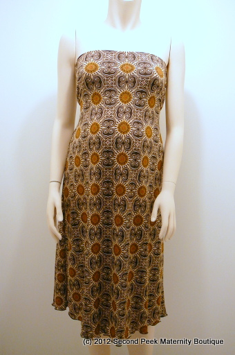 Designer Strapless Maternity Dress by Meet Me in Miami (Size: S)