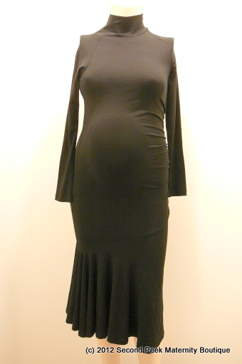Designer Long Sleeve Maternity Dress by Isabella Oliver (Size: 0/X-S)