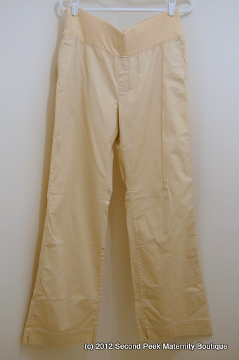 Low Belly Maternity Khaki Pants by GAP Maternity (Size: 12)