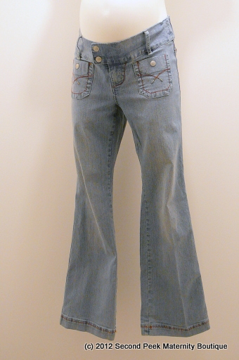 Real Waist Maternity Jeans by Thyme Maternity (Size: M)