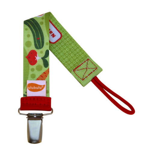 Personalized Pacifier Clips ~ Veggie Patch
